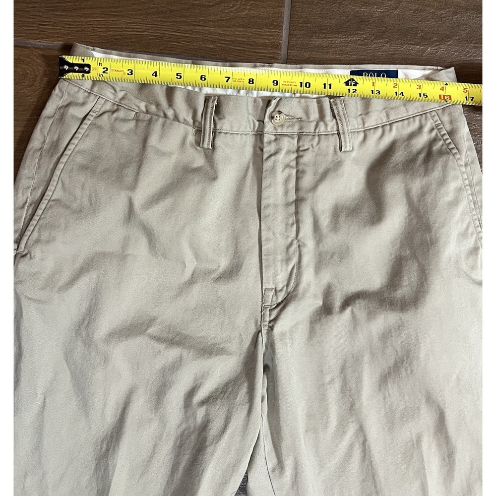 Polo Ralph Lauren Men's The Polo Chino 34x32 Beige Twill Classic Fit Straight - Picture 2 of 9